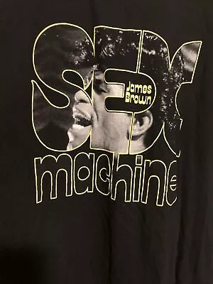 $15 • Buy Mens James Brown S€X MACHINE  T-Shirt Black Size XL