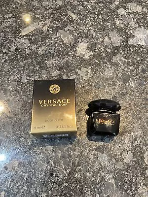 Versace Crystal Noir Eau De Toilette Miniature Bottle 5ml/0.17 Fl.oz • $11.99