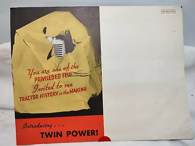1936 Massey Harris Challenger & Pacemaker Tractors Sales Brochure Poster • $44
