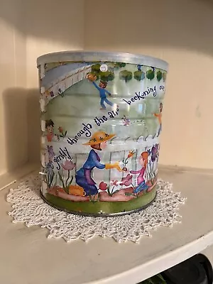 Vintage Maxwell House Collectable Tin - Large Can W/ Lid - Spring Series 2004 • $18