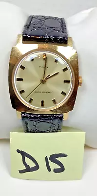Rare 1970 Vintage Timex Men’s Mercury 31MM Tank Style Watch 1164270A Running • $49.99