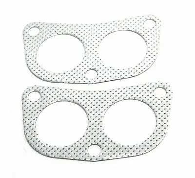 2PCS 4-2-1 Header Gaskets For 90-00 Honda Civic EX Sedan SOHC D15 D16 INTEGRA • $10.99