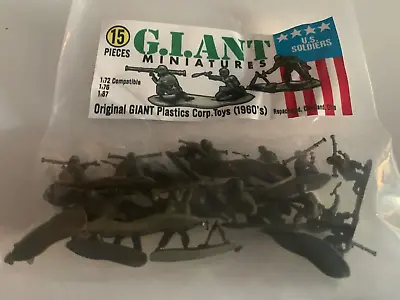 Giant Brand Marx Battleground Miniature U.s. Combat Soldiers See Info • $12.95