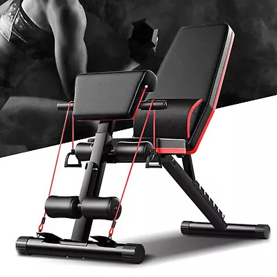 £60 • Buy Sit-Up Dumbbell Workout Weight Exercise Adjustable Bench Home Gym Training UK