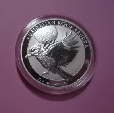 2018 Kookaburra - Perth Mint 1oz Brilliant Uncirculated 9999 Silver Coin • $69