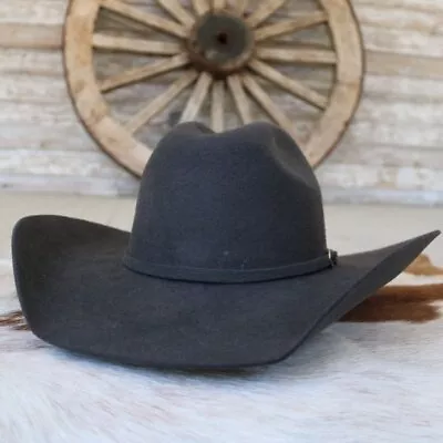 Justin 3X Denton Grey Wool Cowboy Hat • $85.95