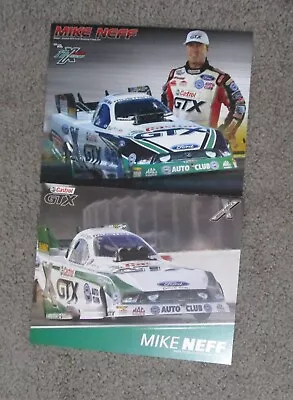 Lot Of 2 Mike Neff NHRA Handout Photo Cards • $1.79