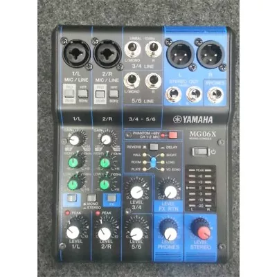 Yamaha MG06X 6 Channel Mixing Console Black • $48.50