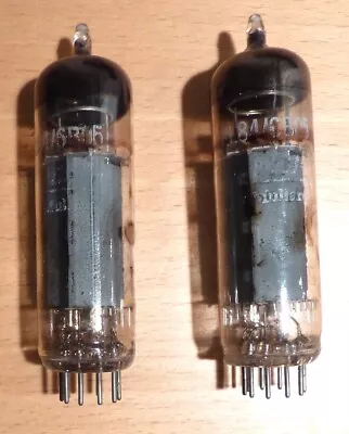 Pair 2 Mullard EL84 6BQ5 Tubes RX1 Test Well Hickok 539 UK 1960s 2x Gt Britain • $48