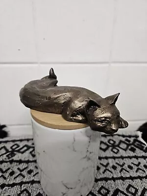 Cat Cold Cast Bronze Ornament - Catnap - Frith Sculpture S074 • £34.99