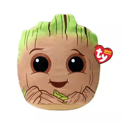 Ty Marvel: Groot Squishy Beanies 10  Plush Toy 39251 • £8.95