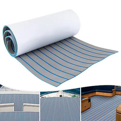 EVA Foam Teak Sheet Marine Flooring Mat Yacht Boat Decking Self-Adhesive Pad 6mm • $39.90