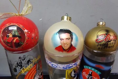 Elvis Presley Christmas Ornament Lot (6) • $39.95