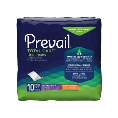 $11.99 • Buy Prevail Total Care Disposable Underpads