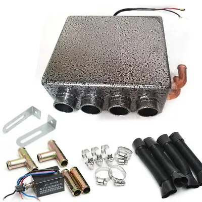 12V Universal Auto Cab Underdash Compact Heater Copper Tube + Speed Switch Fast • $58.90