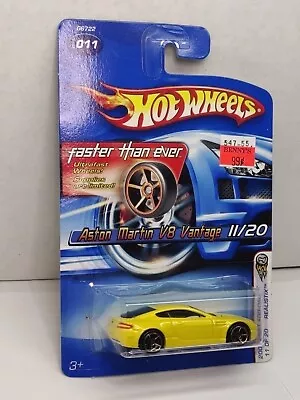 Hot Wheels Faster Than Ever 2005 1st Editions Aston Martin V8 Vantage Yellow BC • $7.99