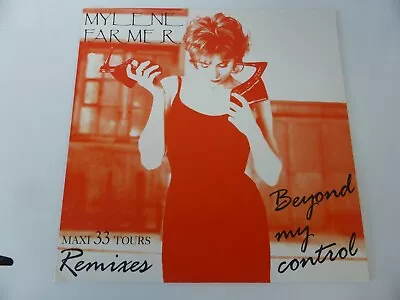 Mylene Farmer Beyond My Control 12  Remixes Maxi 33 Tours Original 1992 Ex + • $69.66