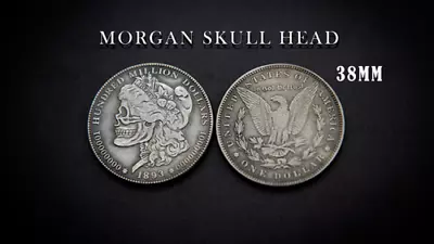 MORGAN SKULL HEAD COIN By Men Zi Magic • $11.99