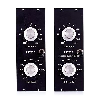 Quad Eight Electronics VFX200A VFX-200A High Pass Low Pass Filter Stereo Pair Eq • $1575