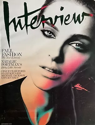 NATALIE PORTMAN September 2009 INTERVIEW Magazine DIANE KRUGER / MICHAEL JACKSON • $9