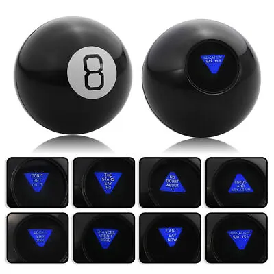 $21.21 • Buy Black 8 Predict Magic Ball Party Prop Gift For Kids Fun Spherical Toy Portable