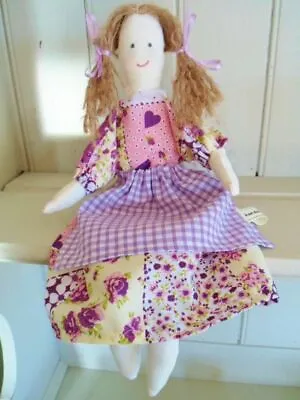RAG DOLL SEWING KIT Make Your Own Vintage Style Toy FABRICS & EASY PATTERN  • £10