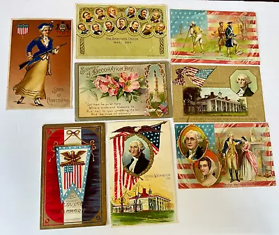 8 Antique Postcards George Washington Memorial/Decoration Day State Of PA Used • $5.99