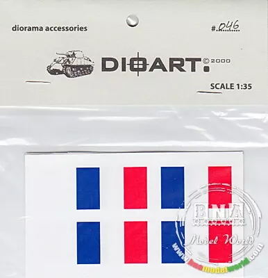 DioArt 1/35 All Periods - 8 Flags (France) Printed Double Sided On Paper • $3.56