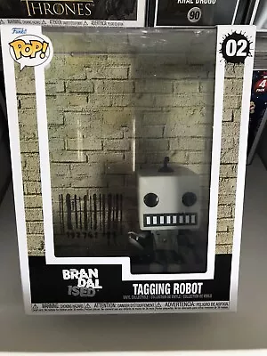 Funko Pop! Art Cover! - TAGGING ROBOT 🤖- Brandalised Vinyl Figure By Banksy #02 • £32