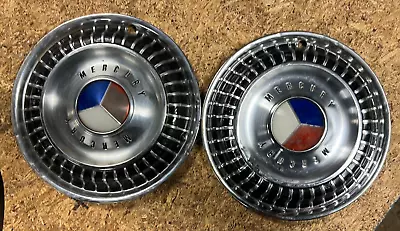 1962 62 1963 Mercury Meteor Comet Monterey Marauder Hubcaps Wheel Covers 2 Sp • $89.99