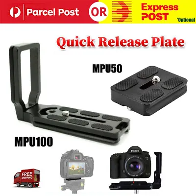 Universal L-Bracket Quick Release Plate For DSLR Camera Arca Swiss Tripod • $5.39