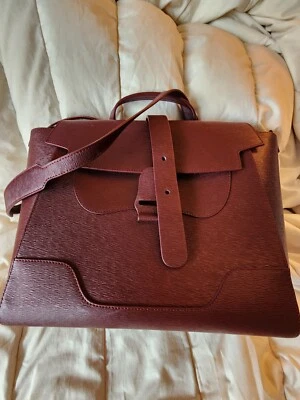 $600 • Buy Large Senreve Maestra Bag  W/Mimosa Leather/gold Hardware And Dustbag 