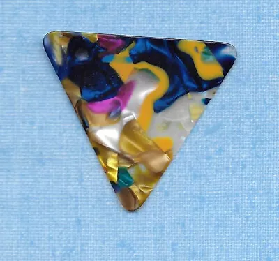  Vintage 1960's Mosaic Triangle Guitar Pick (a) • $9.49