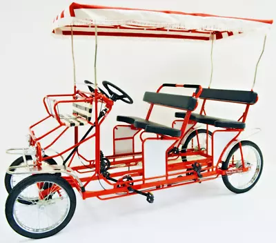 Four Wheel Surrey Bike For 4 Pedalers • $2995