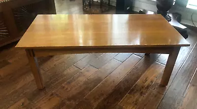 Original Stickley 2005 Arts Crafts Mission Oak Rectangular Coffee Cocktail Table • $995