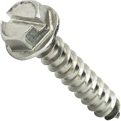 #10 X 1/2  Hex Head Sheet Metal Screws Self Tapping Stainless Steel Qty 100 • $14.47