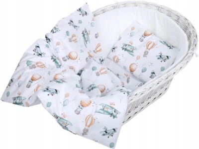 £9.99 • Buy Baby 2pc Bedding Set Fit Cradle/Moses Basket/Pushchair 70x80cm Dreamy Flight