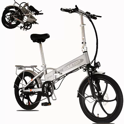 Electric Bike 20  Folding Ebike For Adults 550W 48V 12Ah Battery 7-Speed Ebikes • $499