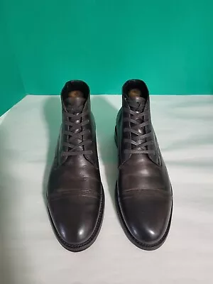 Thursday Boot Co Brn Leather Cadet Boots Toe Cap Mens Dress U.S. Size 9-1/2 Nice • $64.25