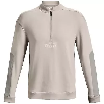 Under Armour Mens Run Trail HZ Fleece Sports Training Fitness Gym Performance • £38