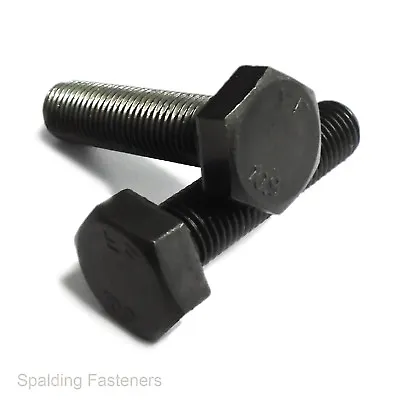 7/16  1/2  5/8  3/4  1   UNF High Tensile Steel 8.8 Black Fully Threaded Bolts • £1.79