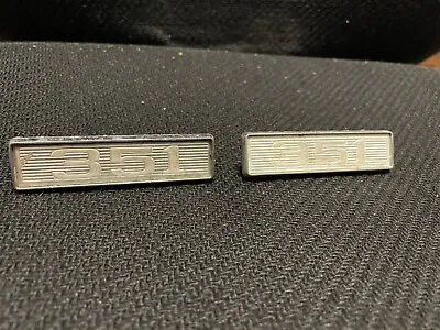 OEM 1968 1969 1970 Ford Mustang Torino Ranchero 351 Scoop Emblems C9ZB-16B621-A • $22.99