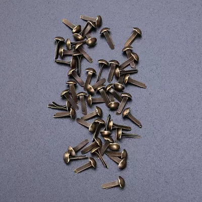 100pcs Bronze Metal Brads For Stamping And Office Use • $7.30