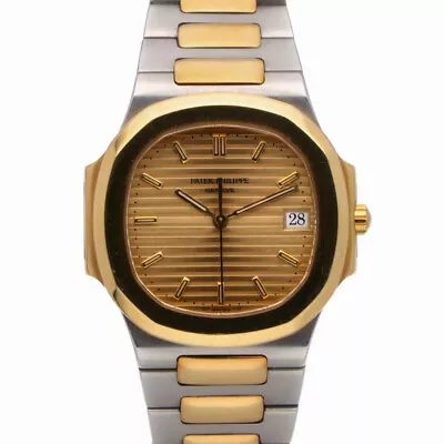 £17500 • Buy Patek Philippe Nautilus 3900/001 With 33mm Steel & Yellow Gold Case And Champ...