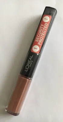 L'Oreal Infallible Duo Lip Colour Topcoat 113 Invincible Sable Nude 24Hr WB • £7.99