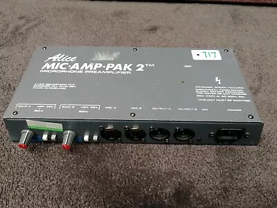 Alice Mic Amp Pak 2 Microphone Preamplifier • £70