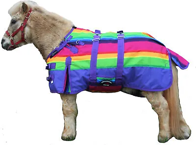 1200D Miniature Weanling Donkey Pony Horse Foal Winter Blanket Serape 51968B • $82.99