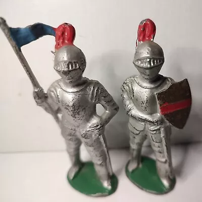 Barclay Vintage Knights Toy Figures Lot 2 • $19.78