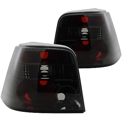 Smoke Fits 1999-2006 Volkswagen Golf Iv Mk4 Tail Lights Brake Lamps Left+Right • $93.99