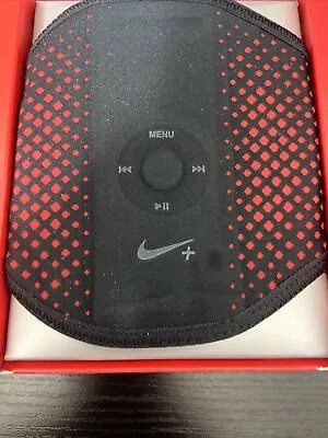 Nike Sport Ipod Nano Armband Black Red-Jogging Hiking Walking In Open Box • $15.99